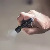 Linterna Ledlenser P3R negra — linterna LED compacta recargable para llavero