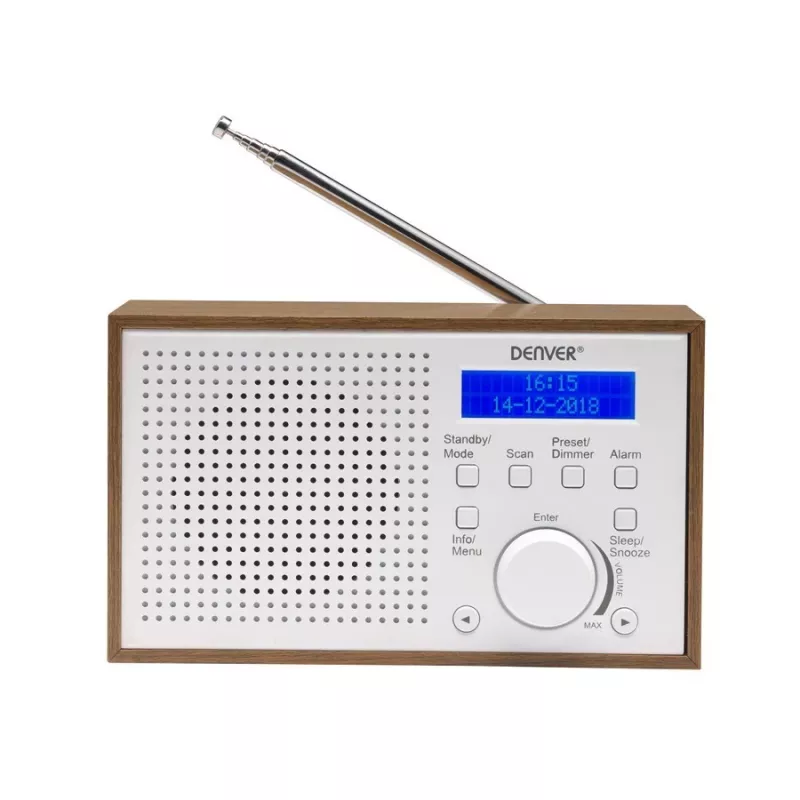 Denver DAB-46 radio portátil DAB, blanca