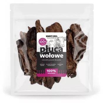 UNISZKI pulmón de ternera - premio para perros - 500 g