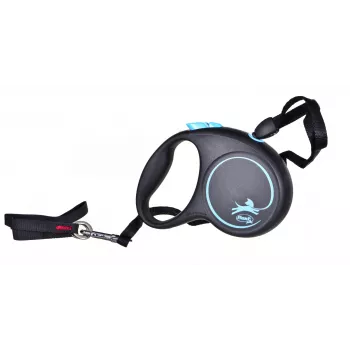 Correa Flexi Black Design S 5 m para perro con mecanismo retráctil