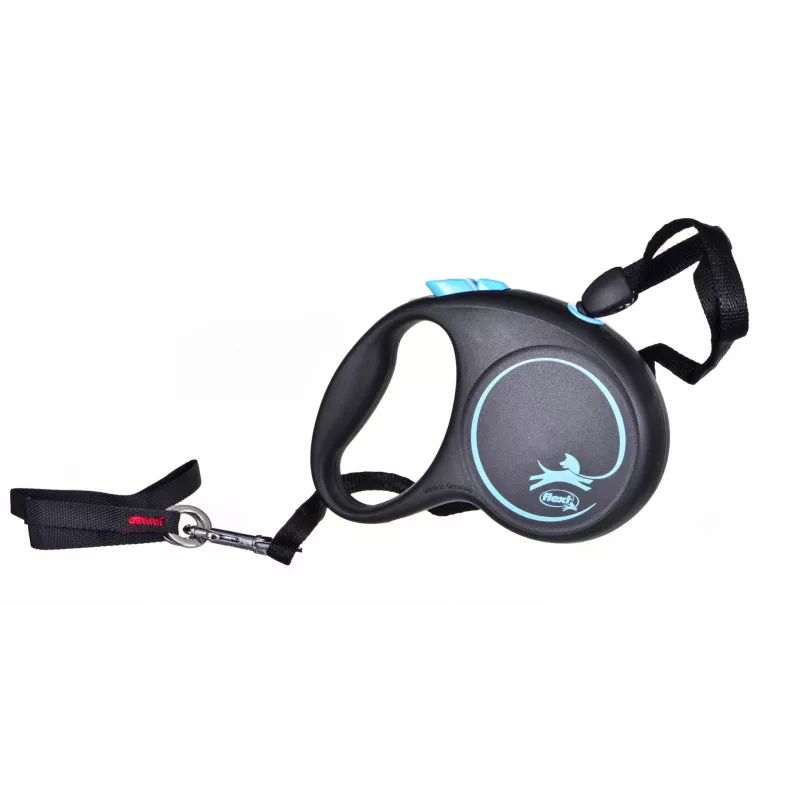 Correa Flexi Black Design S 5 m para perro con mecanismo retráctil