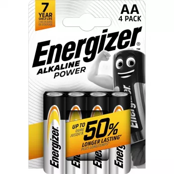 Pila alcalina AA desechable Energizer Classic 1,5V LR6 — 4 uds., 50,5×14,5 mm, 23 g