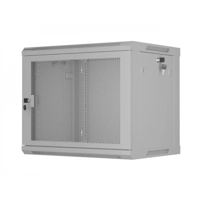 Armario rack de pared 19 9U 600X 450 gris perforado