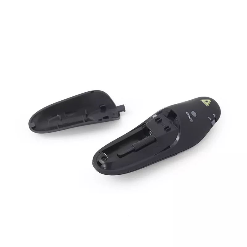 Presentador inalámbrico IR GEMBIRD WP-L-11, 4 botones, receptor USB RF de 2,4 GHz, Negro, pila AAA