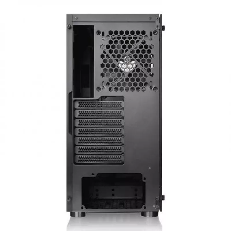 Thermaltake H100 TG torre MIDI negra