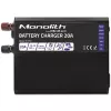 Cargador QOLTEC Monolith 20 A 12 V para baterías LiFePO4, AGM, GEL, SLA