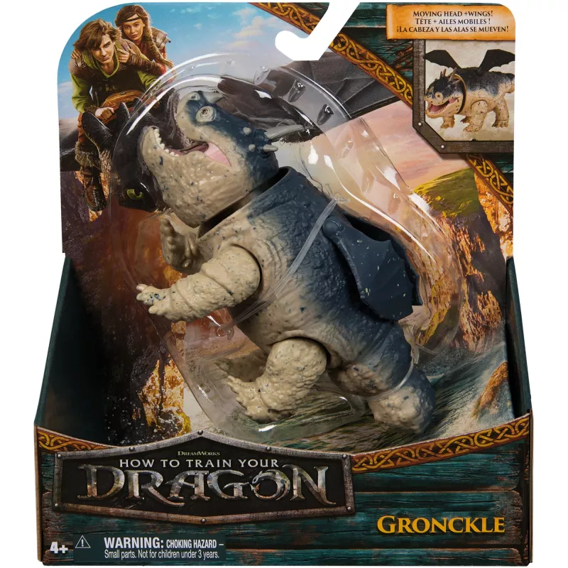 Figura Spinmaster Dragons película Basic — figura coleccionable Gronckle