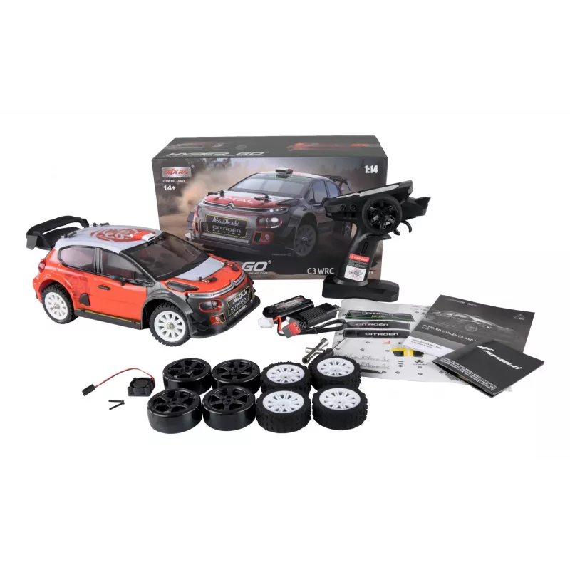 Amewi C3 WRC coche de rally modelo radiocontrolado (RC) motor eléctrico 1:14