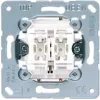 Interruptor de luz Jung 539VU – Mando basculante, acabado aluminio, unipolar, 250 V