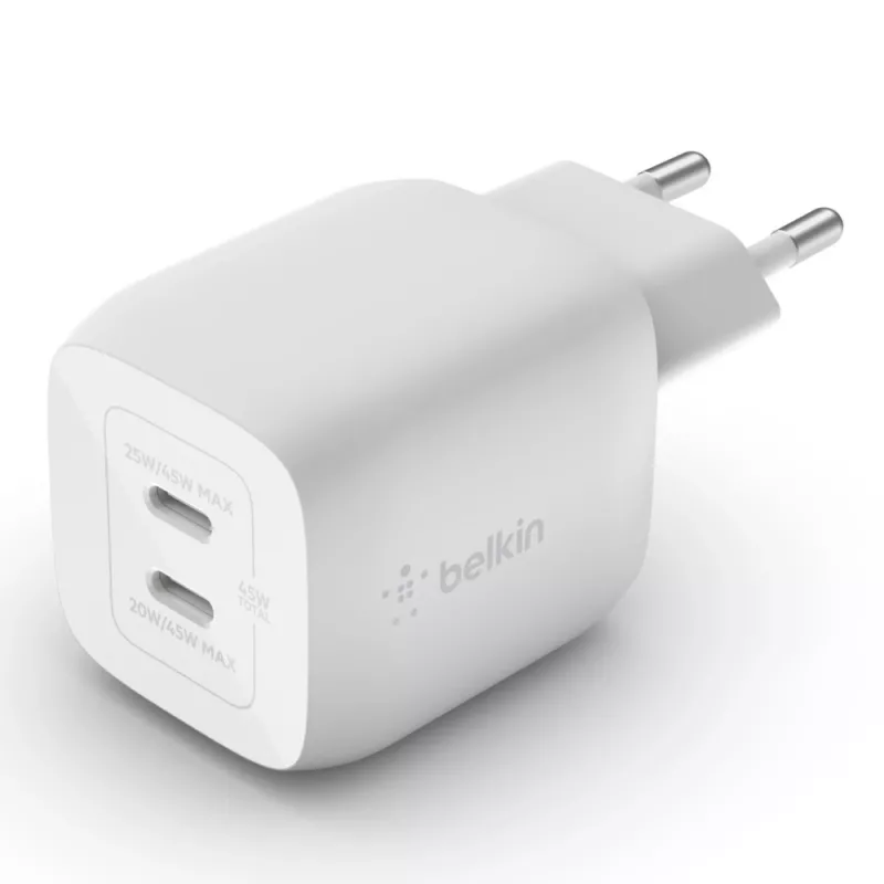 Belkin WCH011vfWH Portátil, smartphone, tablet blanco carga rápida AC interior