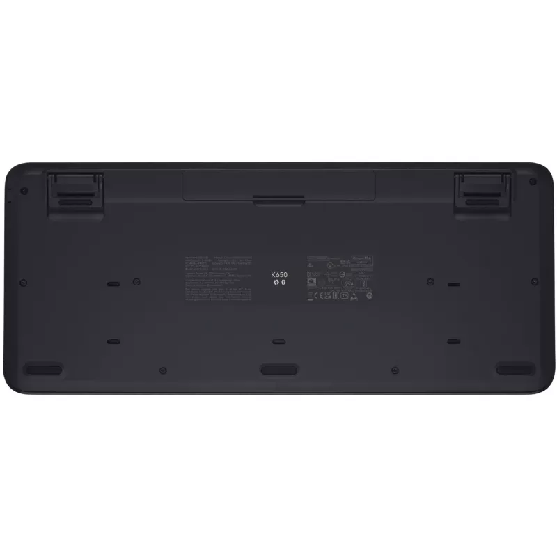 Logitech Signature K650 - Teclado - Inalámbrico - Bluetooth 5.1 - QWERTY - Español - Grafito (920-010917)
