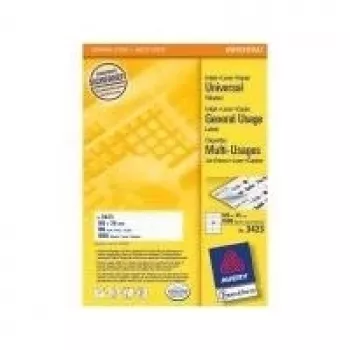 Etiquetas autoadhesivas Avery Universal 105x35mm 1600 uds.
