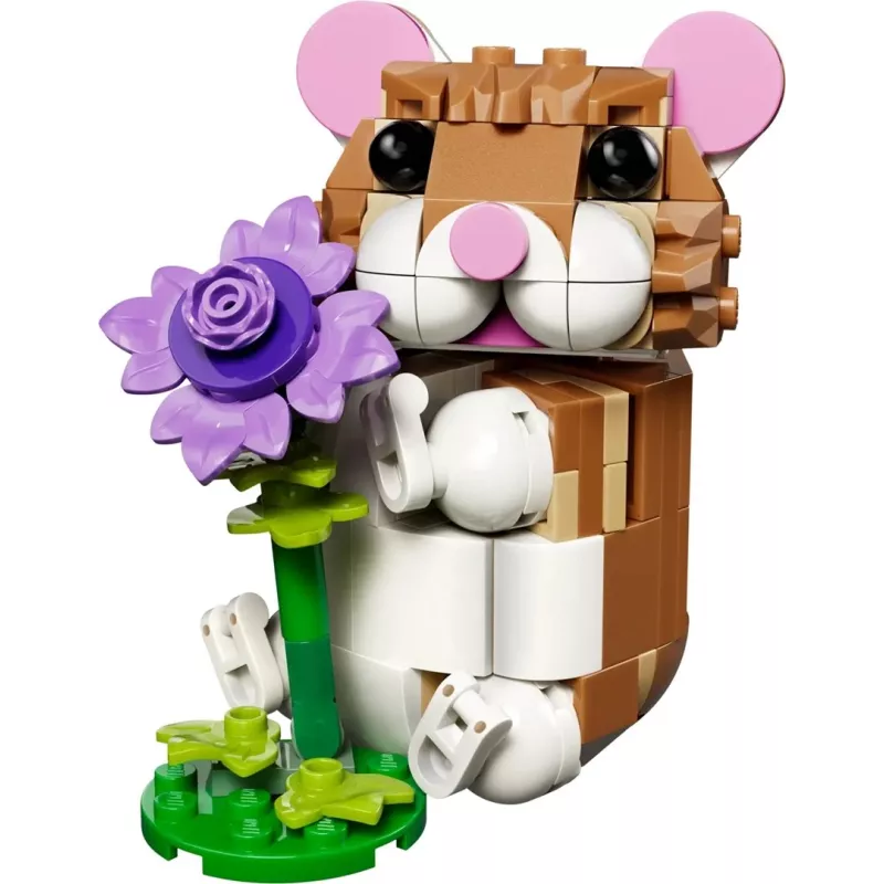 LEGO CREATOR 3 EN 1 31376 Hámster adorable con flor