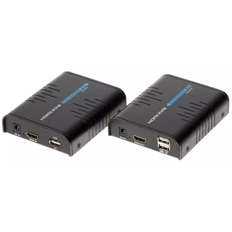 Extensor HDMI/RJ45/USB Lenkeng HDMI+USB-EX-100