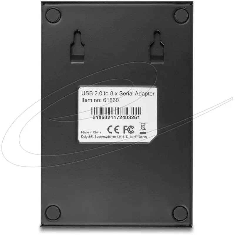 DeLock Adaptador USB2.0 a 8 x Serie - Adaptador serie - USB2.0 - RS-232 - 8 puertos (61860)