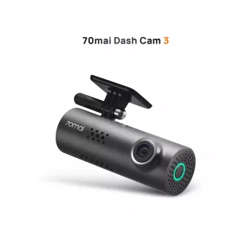 Dashcam 70mai M200, 1080p Full HD 1920×1080, H.265, 60 fps, batería 300 mAh, Wi-Fi, microSD hasta 128 GB, apertura f/1.8, negra
