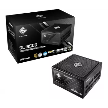 ASRock SL-850G Steel Legend fuente de alimentación 850 W 20+4 Pin ATX ATX B