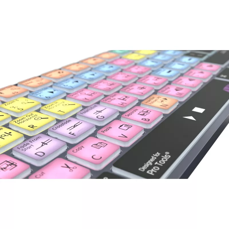 Teclado Logickeyboard Avid Pro Tools Titan DE Mac LKB-PT-TM-DE
