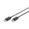 Cable de conexión DisplayPort con bloqueo 1080p 60Hz FHD Type DP / DP macho / macho negro 3m