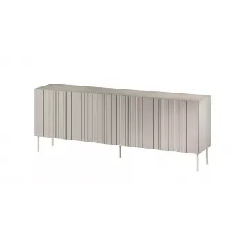 Cómoda Cama Meble ISLA 2000x400x750 mm, cashmere mate, cuerpo de aglomerado