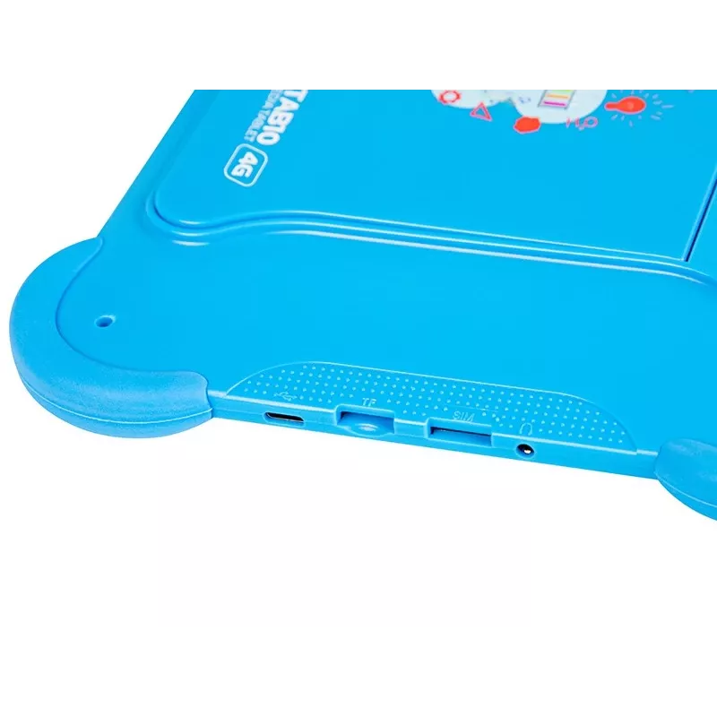 BLOW KidsTAB10 4G tableta, 10,1 pulgadas FHD 1920x1200, octa-core T606 1,6 GHz, 4 GB RAM, 64 GB, Android 12, LTE, GPS, con funda, azul