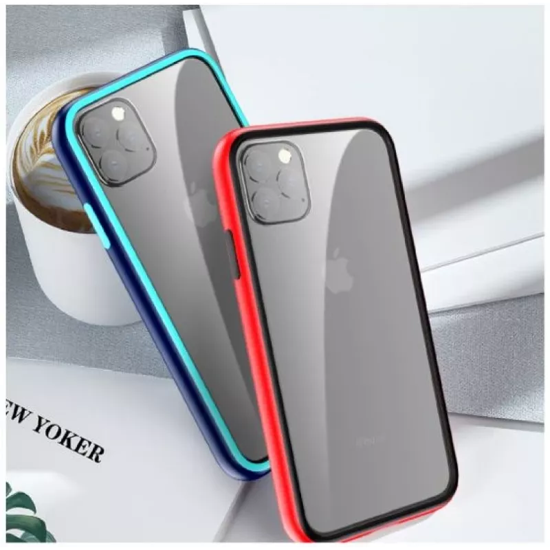 Funda protectora antichoque COMMA para iPhone 11 Pro — verde, cubierta antichoque