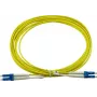 Compatible Cisco CAB-SMF-LC-LC-2 BlueOptics Cable de conexión de fibra óptica dúplex, LC-UPC/LC-UPC beige, 2 metros, monomodo, E9/125µm G.657.A1, atenuación de entrada: no