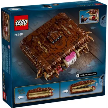 LEGO Harry Potter Spielset Monsterbuch der Monster 76449 — 518 piezas, 1 minifigura, dientes encajables