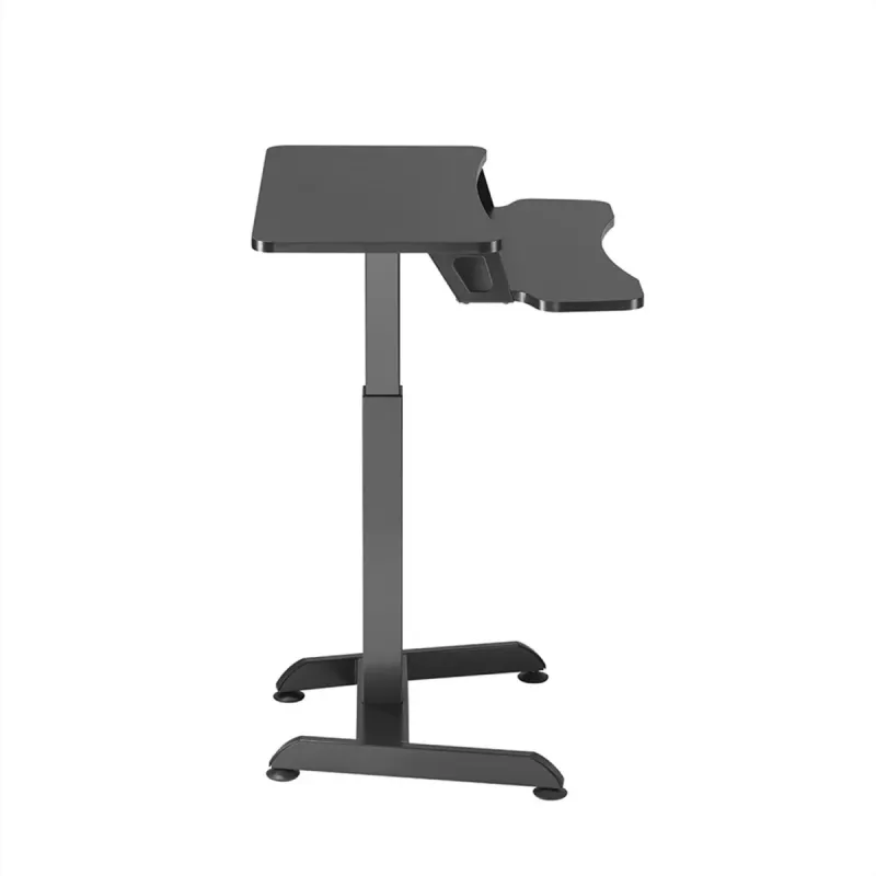 Escritorio elevable eléctrico portátil Maclean MC-835 72 – 122 cm, máx. 37 kg, panel de control, puesto de trabajo sentado-de pie