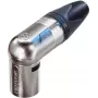Conector XLR Neutrik NC5MRX negro - hilo plateado (NC5MRX)