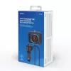 Transmisor FM SAVIO TR-14 Bluetooth USB, FM 87,6–107,9 MHz, MicroSD, USB-C, alimentación de coche 12 V
