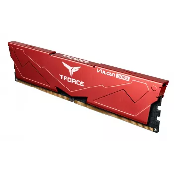 Team Group VULCAN FLRD532G6000HC30DC01, 32 GB, 2 x 16 GB, DDR5, 6000 MHz, 288-pin DIMM, Rojo