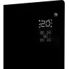 Carruzzo Q20F1 calefactor de vidrio negro