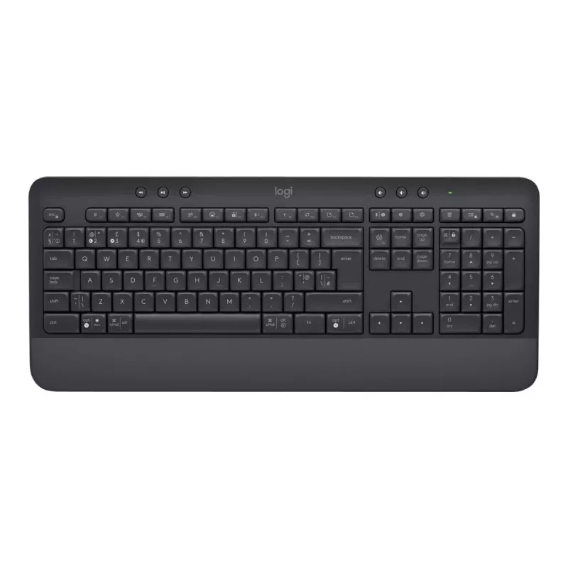 Logitech Signature K650 Teclado inalámbrico, Bluetooth 5.1, QWERTZ, suizo (CH), grafito (920-010912)
