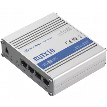 Teltonika RUTX10 Router inalámbrico Gigabit Ethernet Dual-Band (2,4 GHz / 5 GHz) blanco