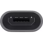 Goobay Adaptador USB 2.0 Hi-Speed, Gris, Gris – Conector hembra USB-C™ > Conector macho USB 2.0 Micro (Type-B) (55553)