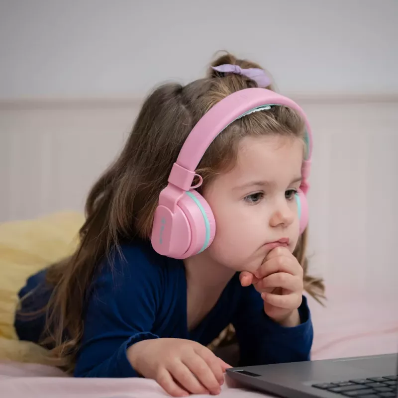 Auriculares Tellur Buddy Bluetooth Over-Ear Rosa