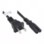 Alcasa P4070-S018 cable de corriente negro 1,8 m NEMA 1-15P conector hembra C7 (P4070-S018)