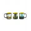 Taza Heat Reveal Good Loot Cyberpunk 2077 Game Art Chronicles - V & Edward Hopper 450 ml negra, amarilla
