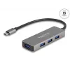 Hub USB DeLOCK 63173 Type-C 5000 Mbit/s negro