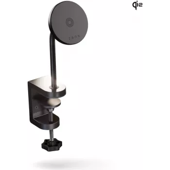 Cargador inalámbrico Zens Mount Pro 2 15W con fuente de alimentación — soporte de carga inalámbrica Zens Mount Pro 2 15W