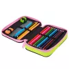 Estuche escolar de doble piso con contenido CoolPack Jumper 2 PANDA GANG