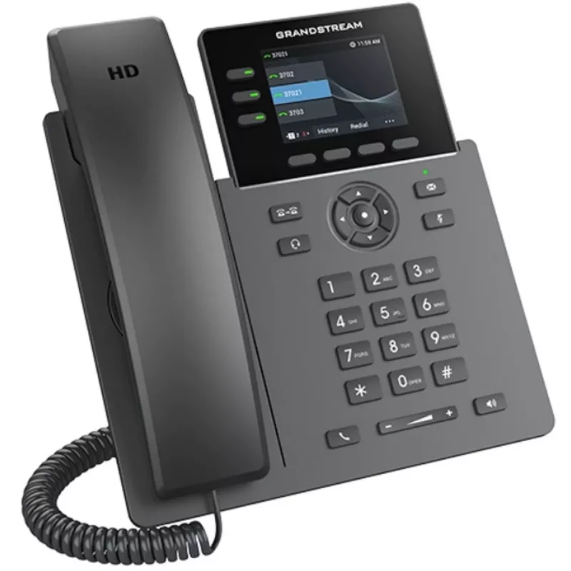 Grandstream Networks GRP2611G teléfono IP negro 3 líneas TFT