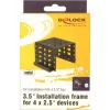DeLOCK 18271 marco de montaje 4 x unidades de 2,5