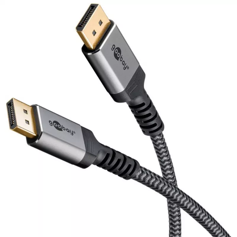 Cable DisplayPort Goobay 2.0/2.1, 54 Gbit/s | 75679 | DisplayPort a DisplayPort