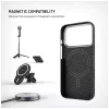 Funda protectora FIXED MagVelar para Apple iPhone 17 Pro, negra
