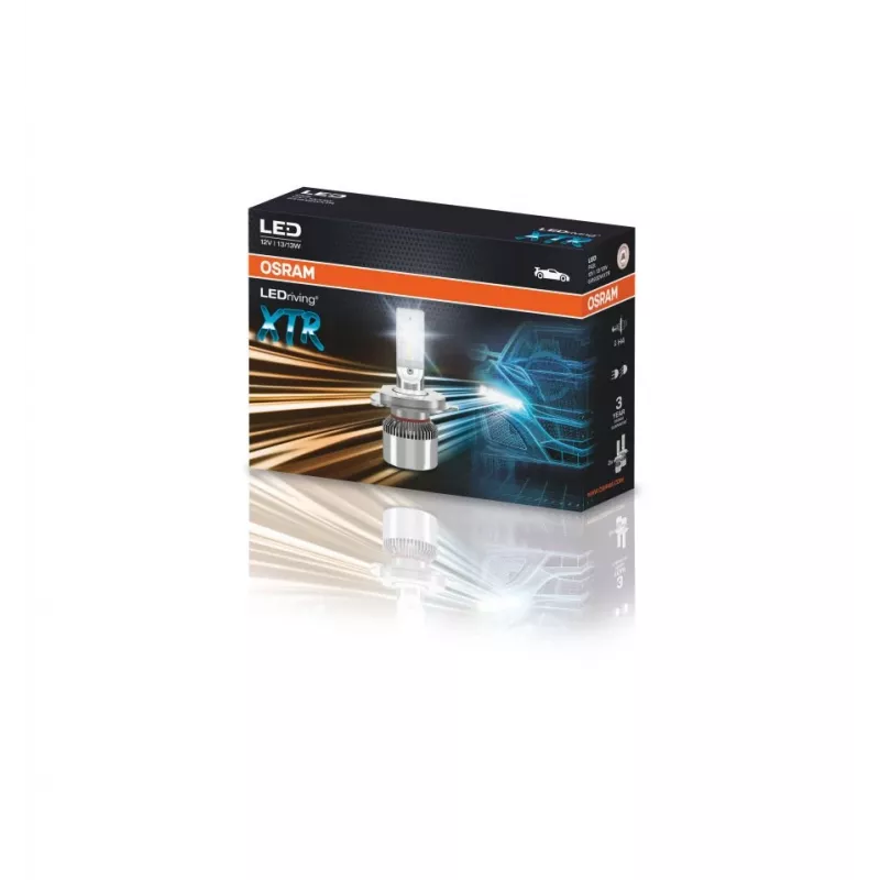 Lámparas LED para faros Ledvance LEDriving XTR H4 64193DWXTR, set de 2