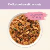 Purina Cat Chow Sensitive Gig con salmón y calabacín en salsa - Comida húmeda para gatos - 85 g