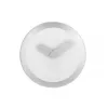 NeXtime Reloj 2615zi Focus, Ø25 cm, reloj de pared, blanco/plateado