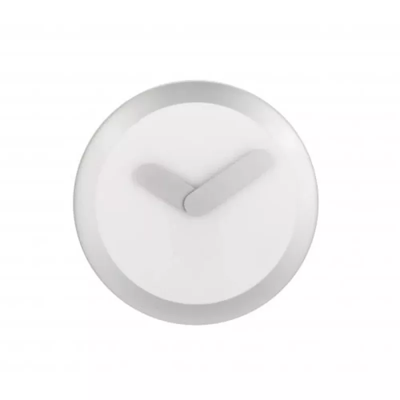 NeXtime Reloj 2615zi Focus, Ø25 cm, reloj de pared, blanco/plateado